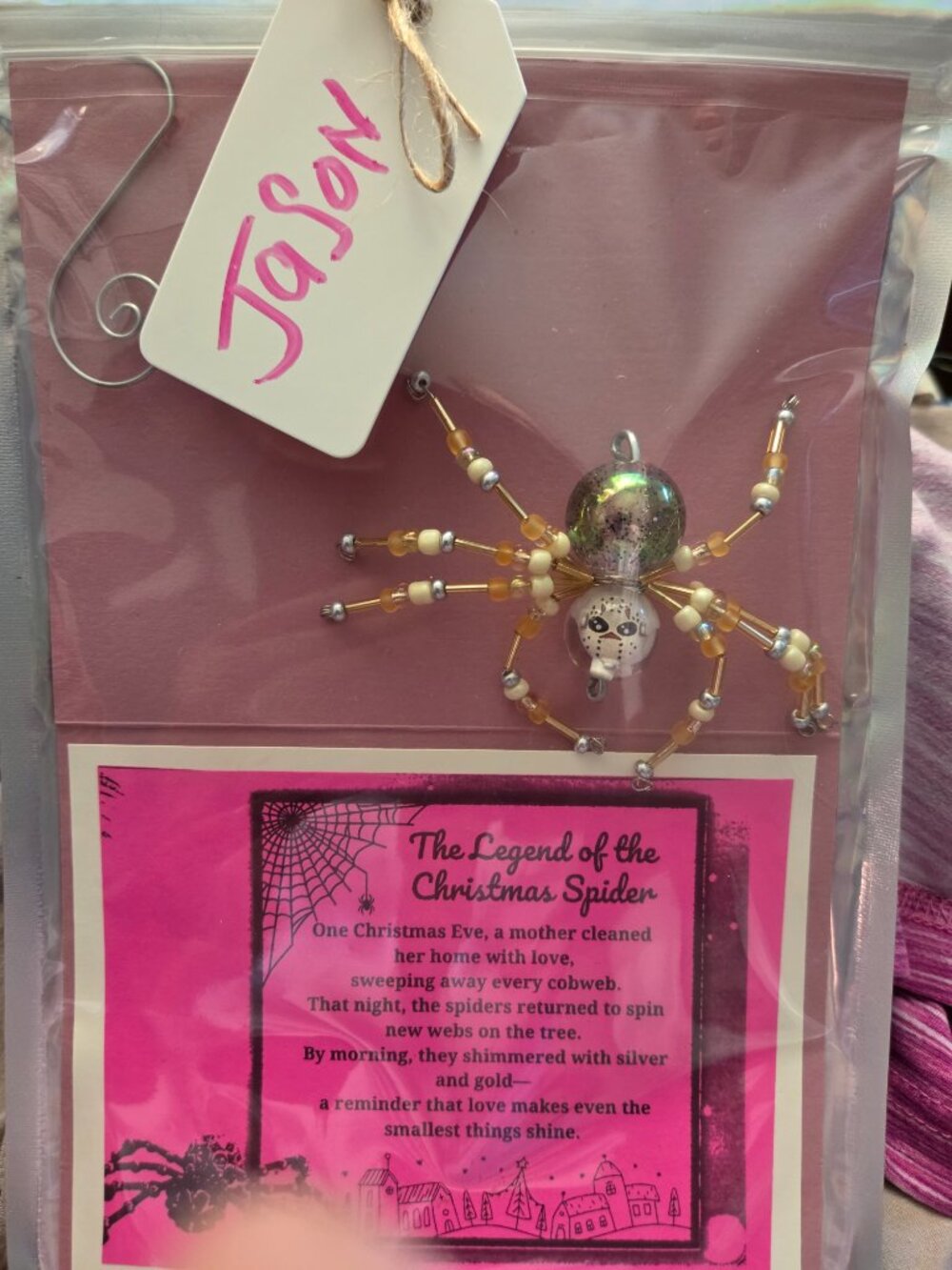 Jason beaded spider - Picture 2 of 2